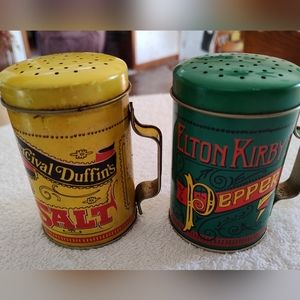 Vintage Percival Duffin's/Elton Kirby's Salt & Pepper Shakers.